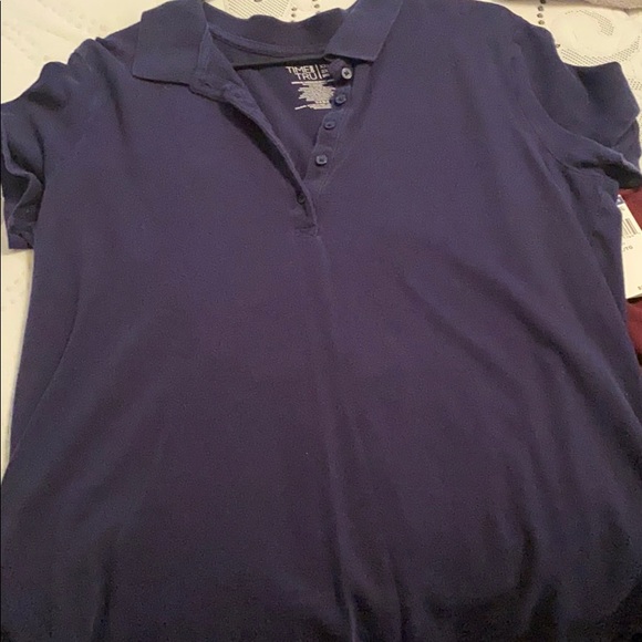 Polo Walmart navy blue collar shirt - Picture 1 of 1